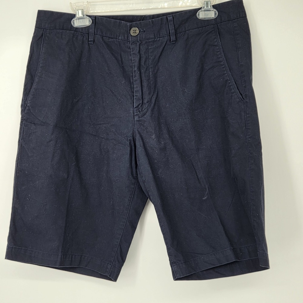 Bonobos Navy Blue Chino Shorts Cotton Preppy Summer Men's Size 33 Inseam‎ 11"